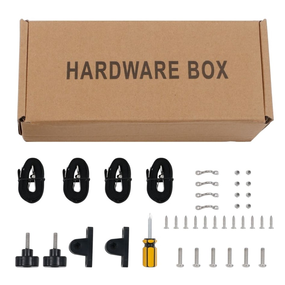 Toldo bimini de 3 arcos gris 183x196x137