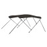 Toldo bimini de 3 arcos negro 183x160x137