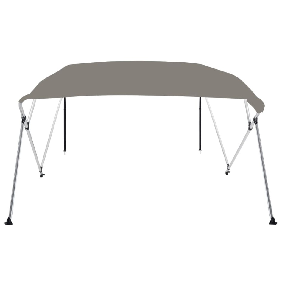 Toldo bimini de 4 arcos gris 243x210x137