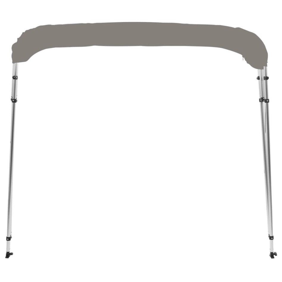 Toldo bimini de 4 arcos gris 243x210x137
