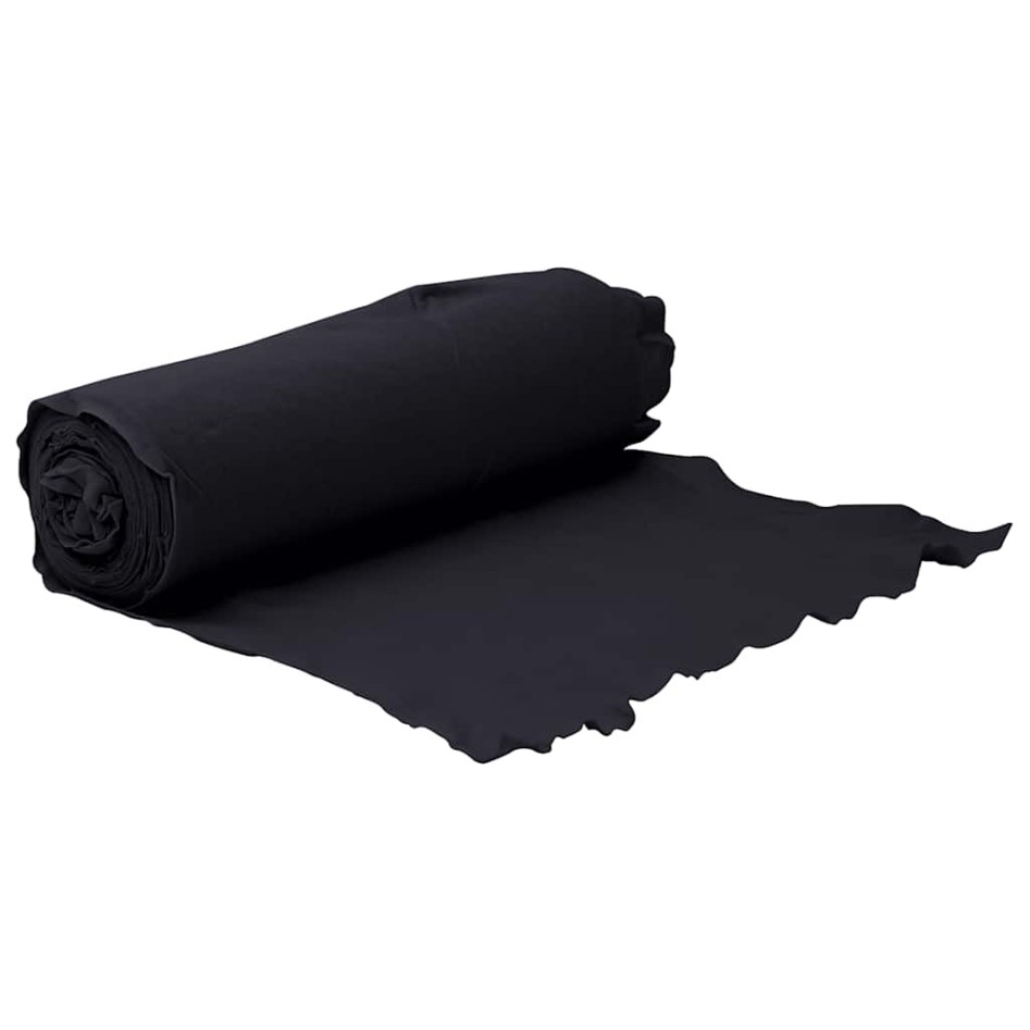 Membrana geotextil fibra de poliéster negro 1x150