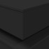 Mesa de centro con luces LED negro 90x50x40