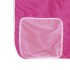Cama alta para niños con cortinas madera pino rosa 80x200