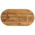 Tablero de mesa ovalado madera maciza de mango 140x60x3,8