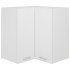 Armario colgante vidrio madera ingeniería blanco 57x57x60