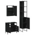 Juego de muebles de baño 3 pzas madera contrachapada