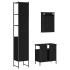 Juego de muebles de baño 3 pzas madera contrachapada