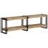 Mueble de TV madera maciza reciclada 140x30x40