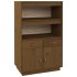 Aparador de madera maciza de pino marrón miel 67x40x108,5