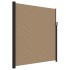 Toldo lateral retráctil gris taupe 220x300
