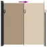 Toldo lateral retráctil gris taupe 200x300