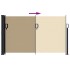 Toldo lateral retráctil beige 120x600