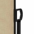 Toldo lateral retráctil beige 120x600