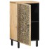 Armario auxiliar madera maciza de mango 40x33x75