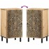 Armario auxiliar madera maciza de mango 40x33x75