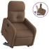 Sillón reclinable elevable de tela