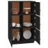 Aparador de madera maciza de pino negro 67x40x108,5