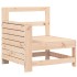 Juego de sofás de jardín 10 pzas madera maciza de