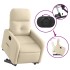 Sillón eléctrico reclinable elevable de tela color