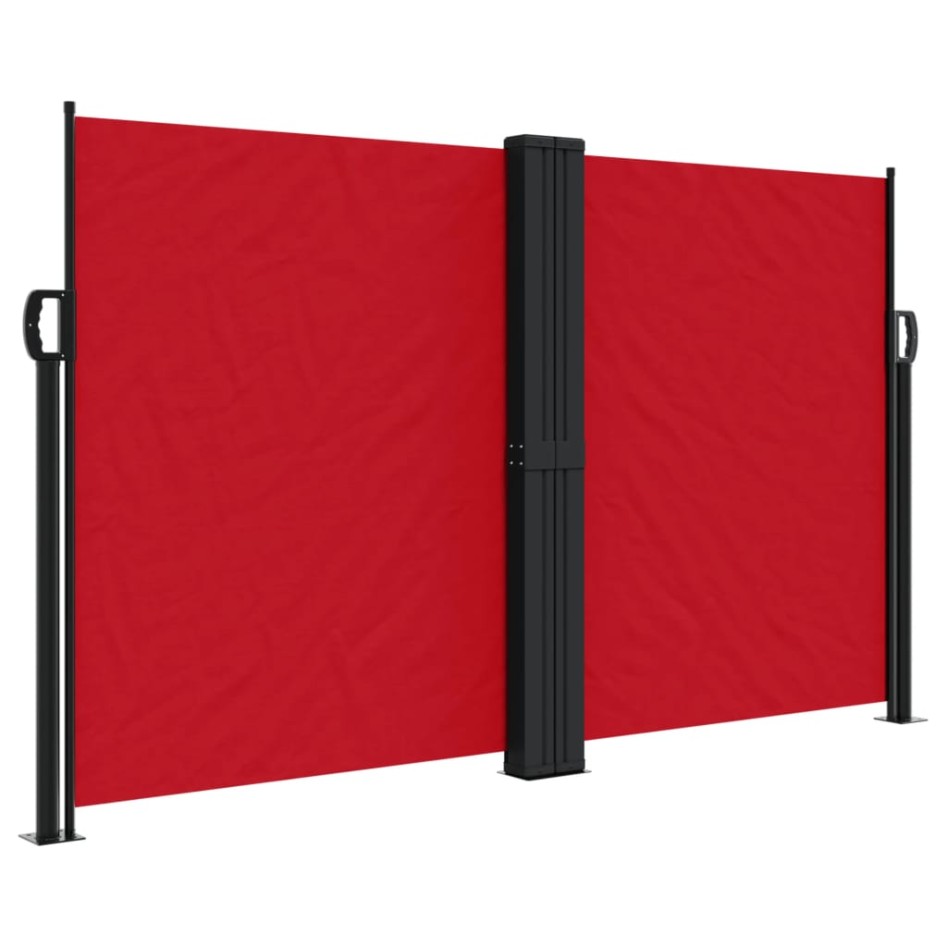Toldo lateral retráctil rojo 140x1200