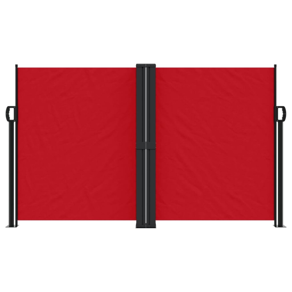 Toldo lateral retráctil rojo 140x1200