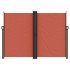 Toldo lateral retráctil terracota 180x1000
