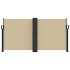 Toldo lateral retráctil beige 120x1000