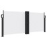 Toldo lateral retráctil blanco 100x600