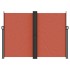Toldo lateral retráctil terracota 180x1200