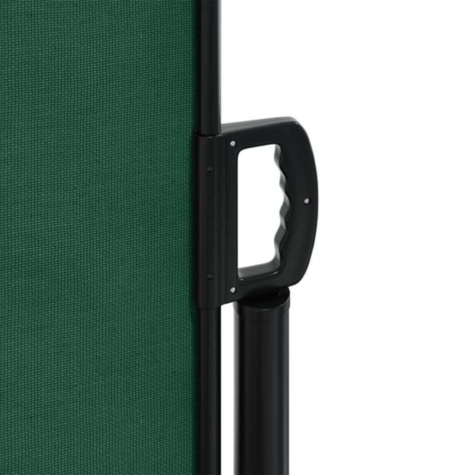 Toldo lateral retráctil verde oscuro 140x1200