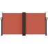 Toldo lateral retráctil terracota 120x1200