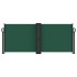 Toldo lateral retráctil verde oscuro 100x600