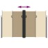 Toldo lateral retráctil beige 200x1200