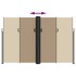 Toldo lateral retráctil gris taupe 220x1200