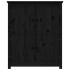 Aparador de madera maciza de pino negro 83x41,5x100