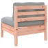 Set de sofás jardín 7 pzas con cojines madera abeto