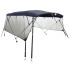Toldo bimini 4 arcos con paredes laterales de