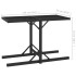 Set de comedor de jardín 3 pzas ratán PE vidrio templado