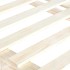 Estructura de cama con cabecero madera maciza pino 140x200