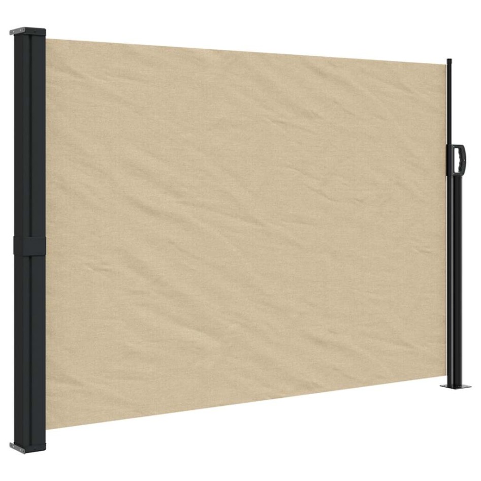 Toldo lateral retráctil beige 140x500
