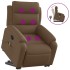 Silla de masaje reclinable de pie de tela