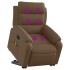 Silla de masaje reclinable de pie de tela
