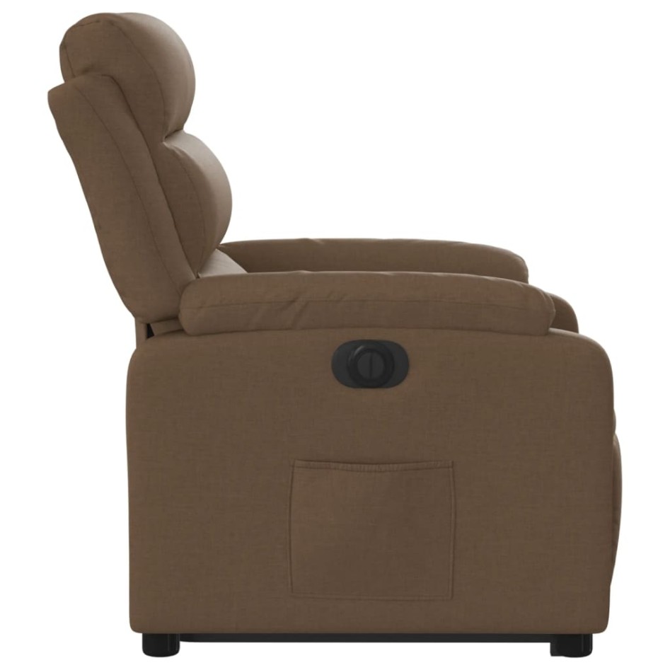 Sillón eléctrico reclinable elevable de tela