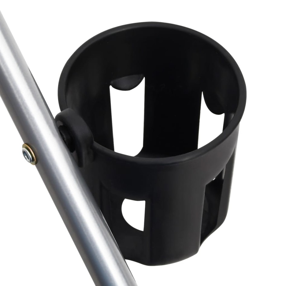 Cochecito para perros plegable tela oxford azul 76x50x100