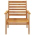 Juego de muebles de jardín 3 piezas madera maciza