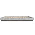 Estructura cama con luces LED madera gris hormigón 150x200