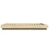 Estructura cama con luces LED madera roble Sonoma 120x200