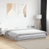 Estructura cama con luces LED madera gris Sonoma 150x200
