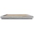 Estructura de cama madera de ingeniería gris Sonoma 200x200