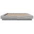 Estructura de cama madera de ingeniería gris Sonoma 120x200